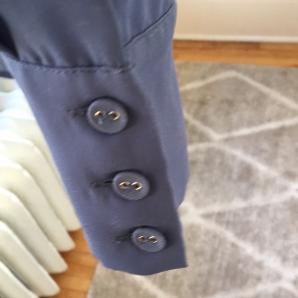 Parker keyhole blouse french blue - Picture 2 of 4